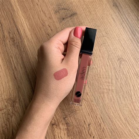 Aden Cosmetics Liquid Tattoo Lipstick Nude Chocolate A