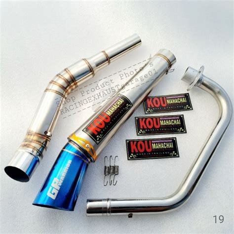 Kou Mahachai Conical Open Exhaust Pipe Tmx Bajaj Ct