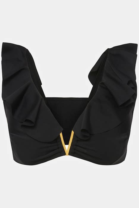 Bikini Top Softcups V Ausschnitt Volants Bikinis Tankinis Bademode