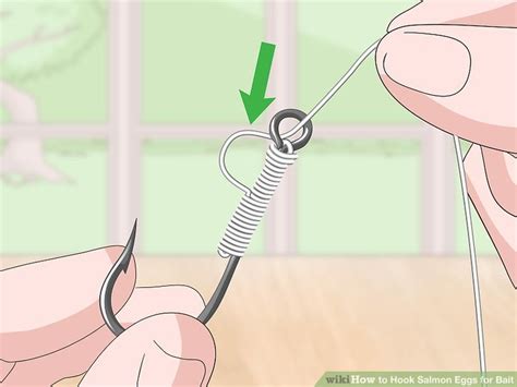 How To Hook Salmon Eggs For Bait With Pictures Wikihow