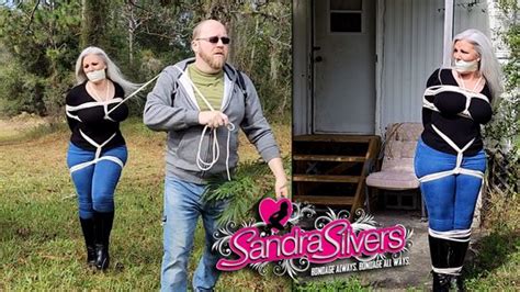 Sandra Silvers And Ben MILF Hiker Taken Out In The Wild Dragged In Rope Restraints To