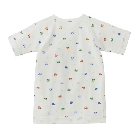 HOT BISCUITS ミキハウス フライス 短肌着 プリント柄 ピンク ブルー マルチカラー cm cm ホットビスケッツ