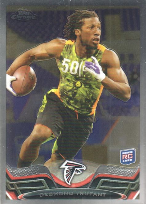 Topps Chrome Football Card Desmond Trufant Rookie Ebay