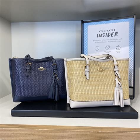 Coach Woven Tote Sling Bag Womens Fashion Bags And Wallets Cross Body