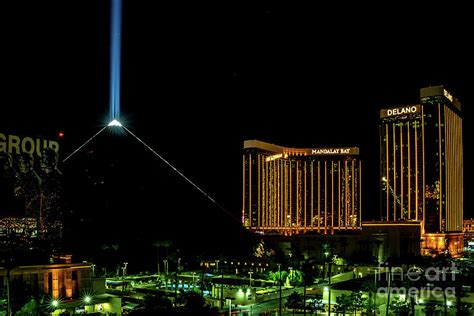 Luxor Mandalay Bay At Night Las Vegas Photograph By The Photourist