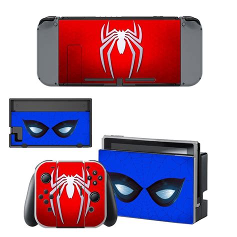 Spider Man Skin Sticker Decal for Nintendo Switch Design 2 ...