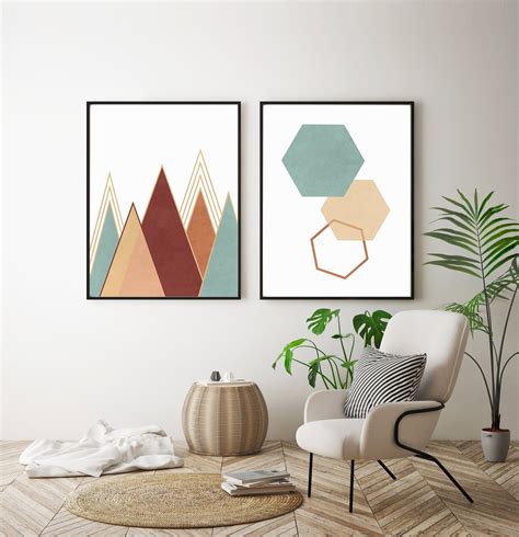Geometric Art Prints Geometric Wall Art Geometric Art Nordic - Etsy