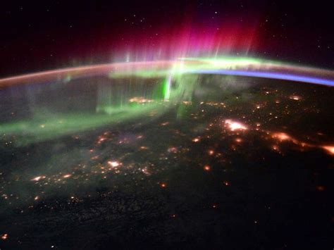 Astronomia Astronauta Da Nasa Clica Aurora Boreal Do Espa O