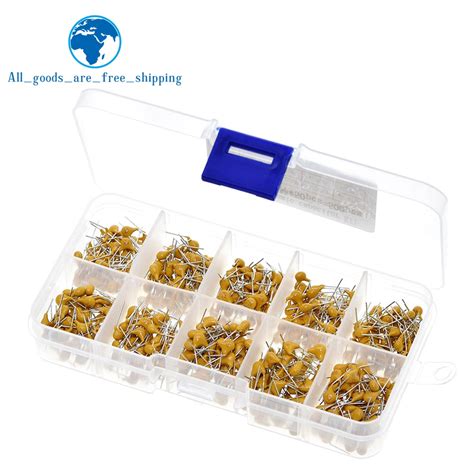 TZT 500pcs Lot 10Values 50pcs 0 1uF 10uF 104 106 50V Multilayer Ceramic