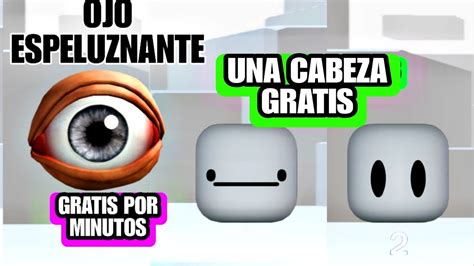 NUEVO ACCESORIO OJO ESPELUZNANTE GRATIS MAÑANA UNA CABEZA GRATIS HOY