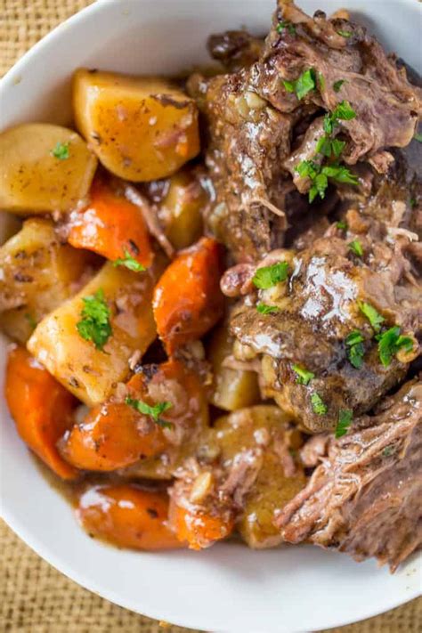 Ultimate Slow Cooker Pot Roast Recipe - Dinner, then Dessert