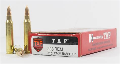Hornady 223 Rem 55 Gr Gmx Tap Barrier 20box Sportsmans Outdoor