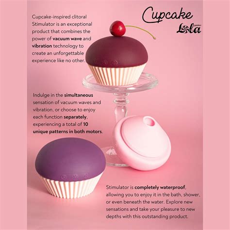 Клитор стимулатор вибриращ и засмукващ Magic Cupcake на ХИТ цена Dildo bg