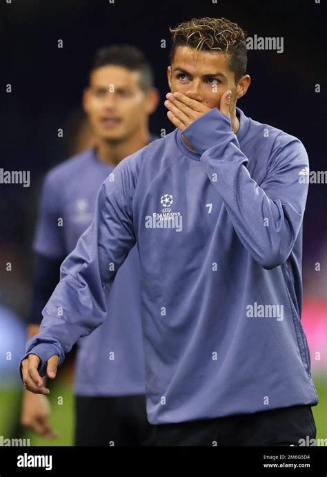 Cristiano Ronaldo of Real Madrid - Real Madrid training ahead of the ...