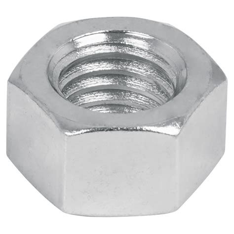 3 8 Hexagonal Galvanized Steel Nut 100 Pcs