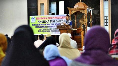 Foto Peresmian Bank Sampah Shihatul Iman Tribun Timur