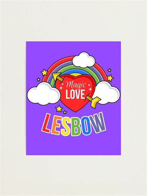 Lámina fotográfica Regalo de la camiseta de la camiseta del mes del orgullo gay del corazón del