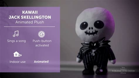 Kawaii Jack Skellington Animated Plush Youtube