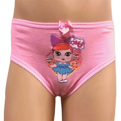 Kit c 3 Calcinha Infantil Desenho Lhama Graça Menina Galé Lingerie Calcinhas sutiãs