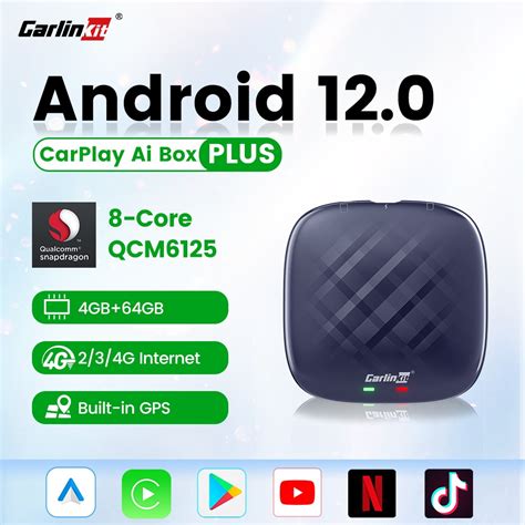 Carlinkit Ai Carplay Caixa Qcm Android Mini Carplay Sem Fio