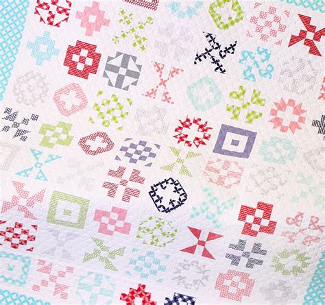bright corner patchwork quilt  block twelve