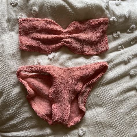 Pink Hunza G Bikini Colour Is More Accurate In Depop
