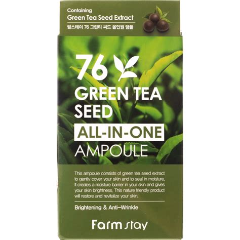 Срочный товар! Сыворотка для лица «Farmstay» 76 Green Tea Seed, 250 мл ...