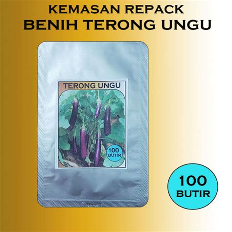 Benih Terong Ungu Kemasan Repack Isi 100 Butir Lazada Indonesia