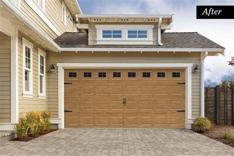 Giani Honey Oak Wood Look Kit For Garage Doors Garage Door Styles Garage Door Windows Garage