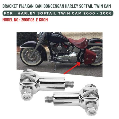 Jual BRACKET PIJAKAN KAKI BONCENGAN HARLEY SOFTAIL TWIN CAM 2000 2006