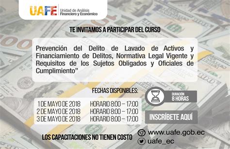 Unidad De Análisis Financiero Y Económico On Twitter La Uafe Ec