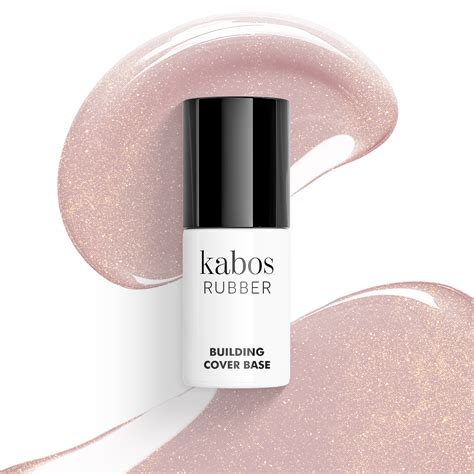 Kauczukowa baza budująca Kabos Rubber Building Cover Base Shiny Gold Nude 8ml