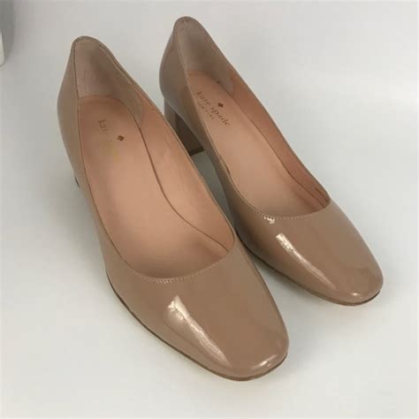 Kate Spade Shoes Kate Spade Dolores Nude Patent Leather Pumps