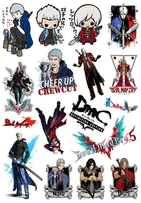 Стикеры devil may cry (48 фото)
