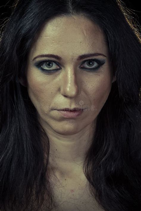 Divorce Sad Brunette Woman With Long Hair And Evening Gown Stock Photo Image Of Look Holiday