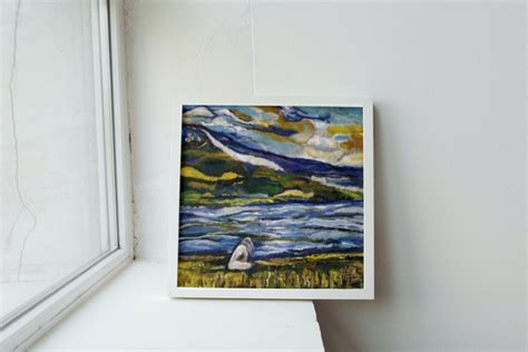 Crying Fragile Nude At The Riverside Needle Felt Art Etsy