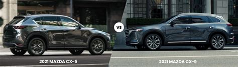 2021 MAZDA CX-5 vs. MAZDA CX-9 | Town North Mazda