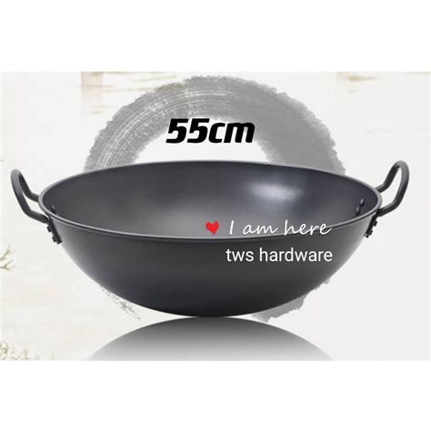 High Quality Pre Seasoned Traditional Non Coated Carbon Steel Pow Wok