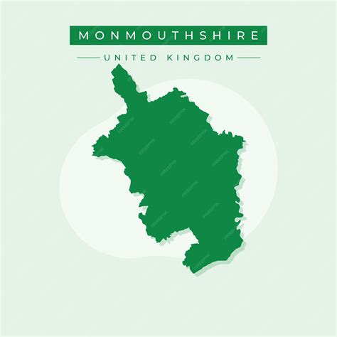 Premium Vector Vector Illustration Vector Of Monmouthshire Map United