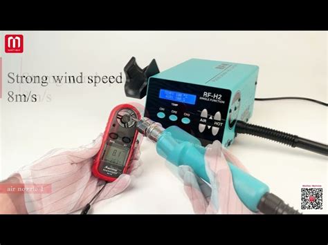 RF4 RF H2 Lead Free ESD BGA Hot Air Soldering Rework Station For Phone Desoldering Repair Martview