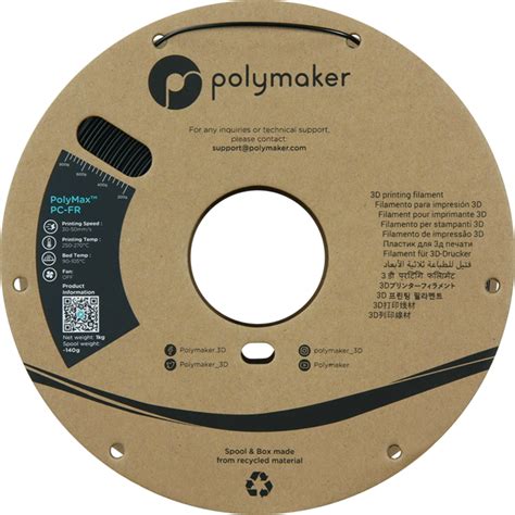 Polymaker PolyMax PC FR Black 3DJake Deutschland