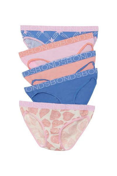 Bonds Girls Bikini Briefs 5 Pack Target Australia