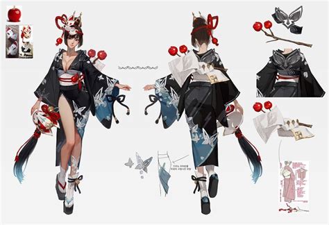 Artstation Talion Japan Costume Assassin Largo Art Character Design Girl Character