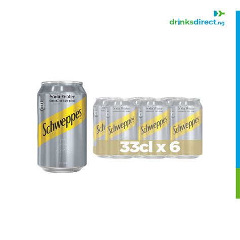 Schweppes Soda Water 33cl X 6