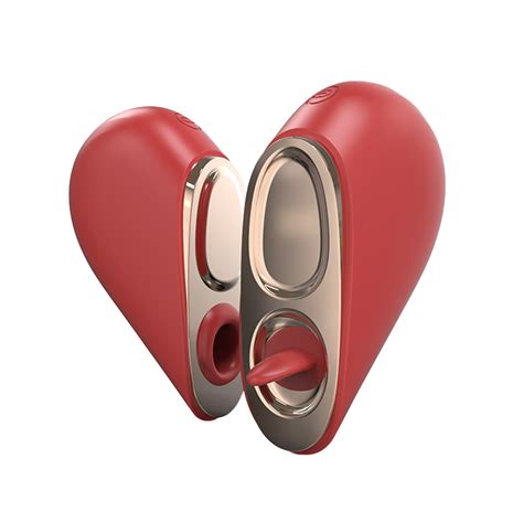 HOMI 016 Coração Sugador de Clitóris e Língua Libb Sex Toys Importadora Atacado Sex Shop