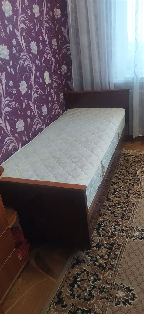 Кровать односпальная б/у с матрасом: 1 200 грн. - Мебель для спальни ...