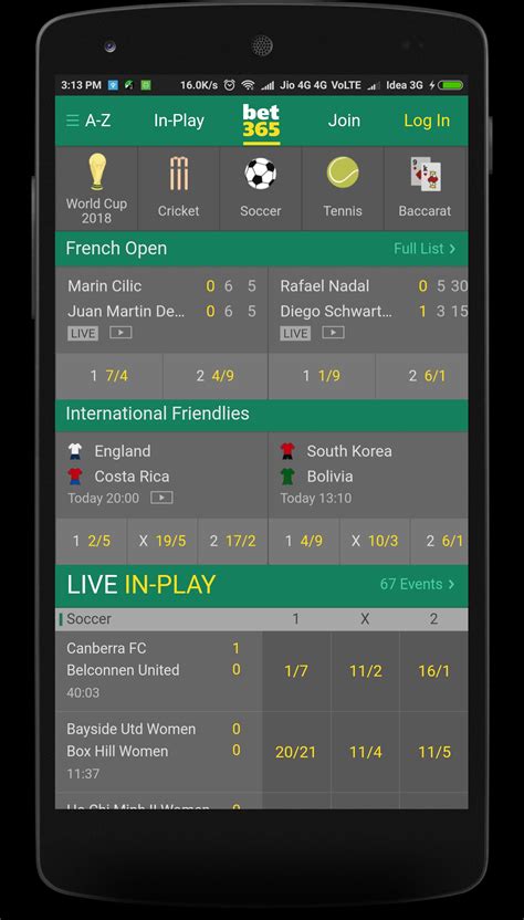 Bet365 Soccer App