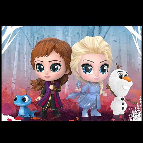 Hot Toys Frozen Ii Elsa Anna Olaf Salamander Cosbaby S Bobble Head Elsa Frozen Hot Toys