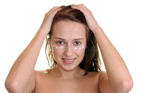 Pretty Brunette Stock Image Image Of Care Women Caucasian