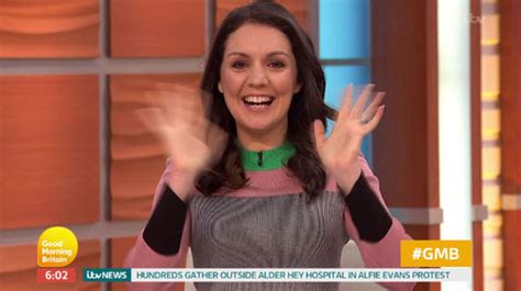 Good Morning Britain Laura Tobin Returns For Itv Weather Forecast After